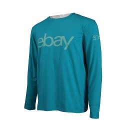 T899 設計淨色圓領T恤  印花logoT恤 澳洲 T恤生產商    藍色  薄長t恤  網購 物流人員 T899 設計淨色圓領T恤  印花logoT恤 澳洲 T恤生產商    藍色  薄長t恤  網購 物流人員